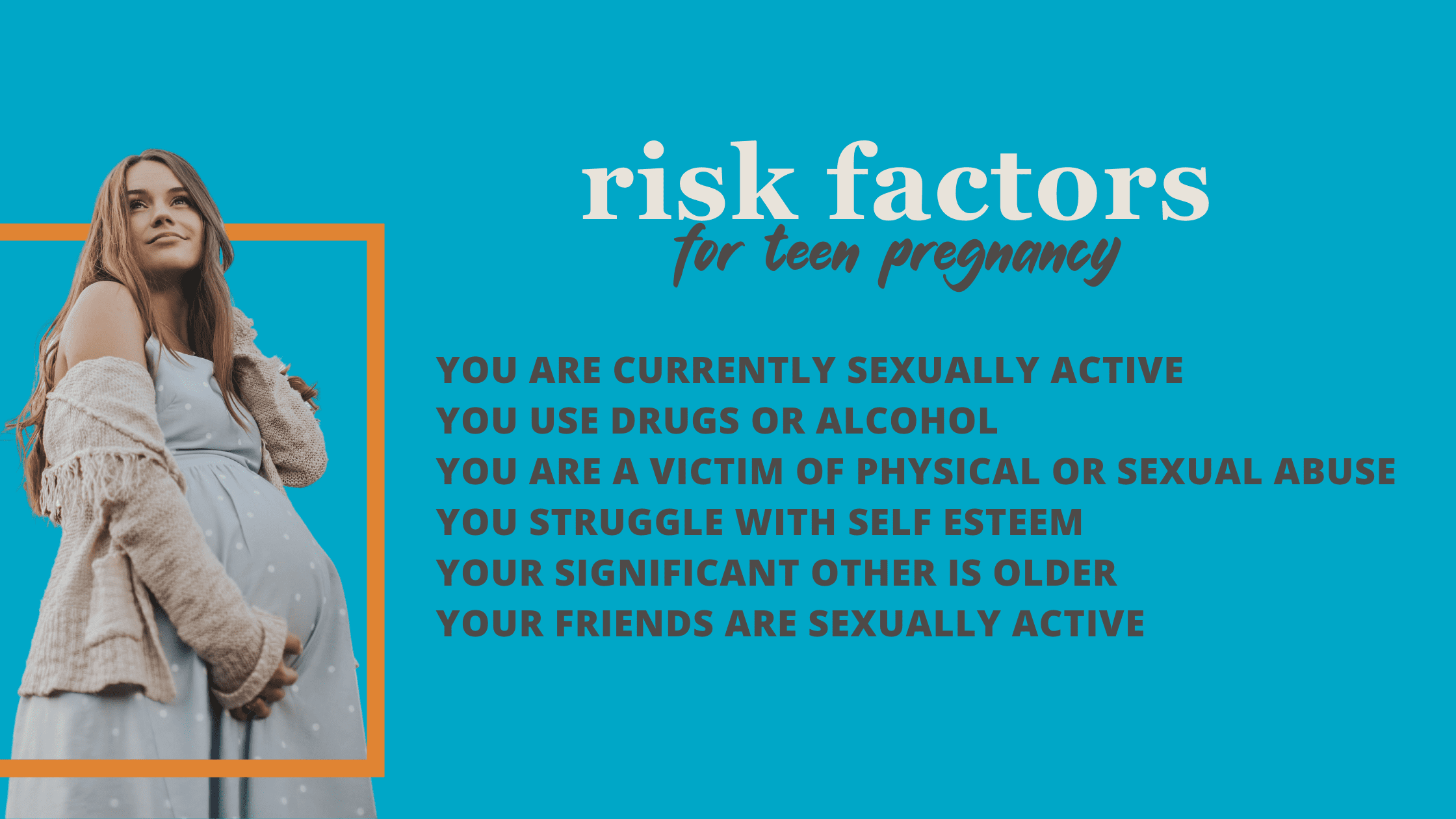 risk factors for teen pregnancy
