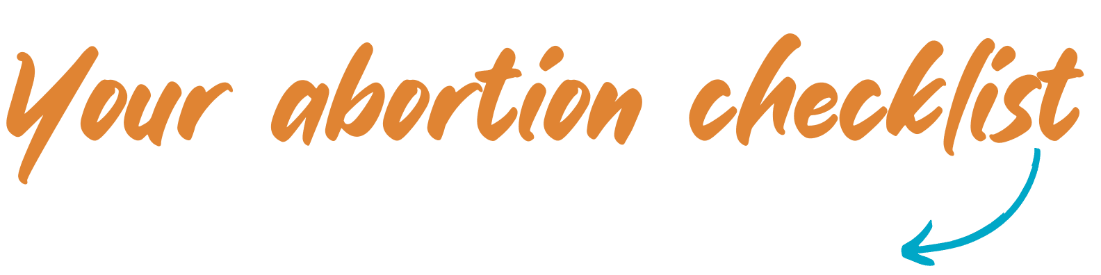 abortion checklst